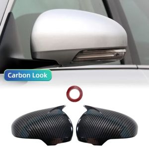 Wing-shaped side mirror cover glossy black appearance suitable for Toyota Mark X Reiz 2010-2016