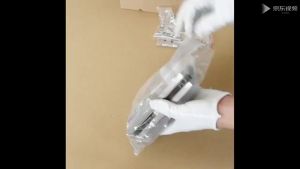 Glass Door Floor Latch Stainless Steel Glass Door Bottom Patch Lock for Window Kitchen Bathroom