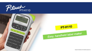 PT-H110 BROTHER LABELLER