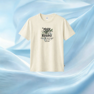 Mark Fairwhale | Cotton Short Sleeve Simple Loose Printed T-Shirt