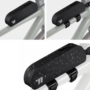 Bicycle Bag Waterproof Cycling Top Front Tube Frame Bag Large Capacity MTB Road Bicycle Pannier Black Bike Accessories