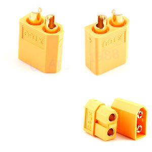 Bộ 20 Đầu Nối XT60 Đực Cái Dạng Đạn Bộ Phích Cắm Cho Pin Lipo RC 10 Cặp Nylon Bền Chắc Dùng Cho Đồ Chơi Điều Khiển Từ Xa Ô Tô