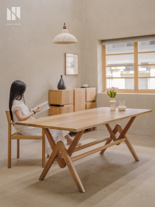 NONG HOME | Chaji Style Myanmar Teak Wood Dining Table