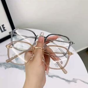 Gently Morley Kacamata Anti Blueray Minus Anti Radiasi Photocromic Bluecromic Model Geometri Material TR90+Metal Elegan Fashion Pria Wanita 01048