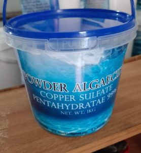Algaecide Powder ( Copper Sulfate Pentahydratae ) 99%  1kg