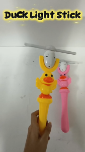 Cute Duckling Flashing Windmill Light Stick With Light And Music 616-35 *Ready Stock*