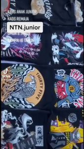 BSA ATASAN DISTRO ANAK UMUR 7-16 THN LENGAN PENDEK GAMBAR LUFFI / KAOS ANAK BAHAN COTTON COMBED PREMIUM / BAJU ANAK ANIME UMUR 7 - 16 TAHUN COD WARMA HITAM MILO MERAH PUTIH