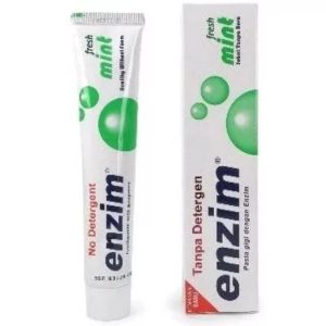 Enzim Fresh Mint Ijo 160 gr Pasta Gigi EXP 2028 - Pasta Gigi Tanpa Deterjen