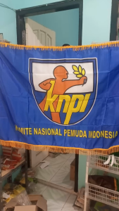 Bendera KNPI Komite Nasional Pemuda Indonesia Rumbai