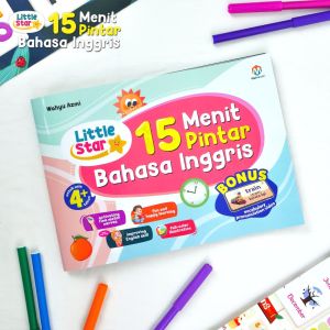 Buku Anak Little Star 15 Menit Pintar Bahasa Inggris Ziyad Books