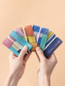 Mask Storage Clip Portable Student Cartoon Kids Respirator Deposit Box Storage Clip Foldable Clip Temporary Storage Folder Portable