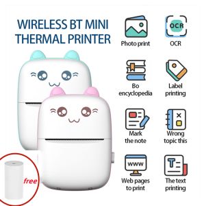 Mini Printer Thermal Peripage A8C Bluetooth Printer Mini Picture Photo Label Receipt Paper Memo  Home Use Printer / Mini Thermal Printer Bluetooth Photo Printer