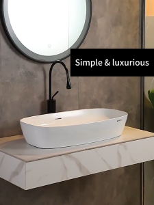 Ceramic Counter Lavatory Washbasin Bathroom Sink Wash Basin Countertop Basin