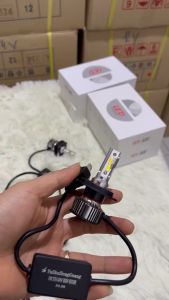 COMBO 2 bóng đèn led H4 K4-2 MÀU. Điện 12v và 24v dùng chung