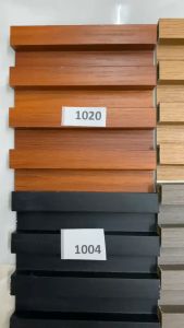MW Wood Panel WPC Wall Panel PVC Motif Kayu Dinding Kisi Kisi Kayu Dekorasi Hiasan Tembok Aestetic