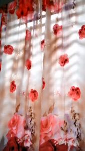 Sale Curtains 1PCS 100*210cm Elegant Floral Curtain Window Door Room Decoration COD
