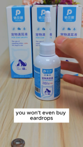 Cat Dog Ear Cleaning Drops 60ml | Helps Keep Ears Clean and Fresh with Daily Care