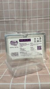 กล่องใส OPS HTP-102 ใส่ขนม ไม่เป็นไอ ธรรมดาฝาไม่ล็อค จำนวน 100 ชิ้น ขนาด 10x14x7cm