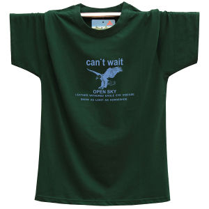 เสื้อยืดคอกลมแขนสั้นหลวมๆ สำหรับผู้ชาย แฟชั่นฤดูร้อน เสื้อยืดผู้ชายสไตล์ปารีส ลายนกบิน แบรนด์ดัง เสื้อยืดคอกลมลายพิมพ์ทันสมัย