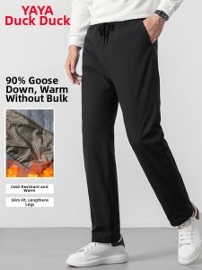 YAYA | Thermal Windproof Mens Down Trousers Winter