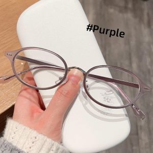 LANHUI | Fashionable Small Face Red Oval Eyeglass Frame