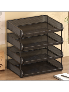 ตู้เก็บเอกสารโลหะหลายชั้นสำหรับเก็บเอกสาร A4 สำหรับสำนักงาน ตู้เอกสาร กระดาษโน้ม ชั้นวางของสำนักงาน ชั้นวางเอกสารแบบหลายชั้น จัดระเบียบวัสดุ