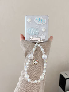 Transparent Protective Folding Screen Phone Case for Huawei Xiaomi Honor Samsung ZFlip6/7FE Purax One-Piece Mobile Phone Shell