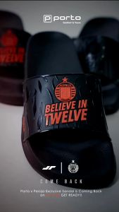 Porto x Persija 1023L-X1 - Sandal Wanita Exclusive Selop Flip Anti Slip