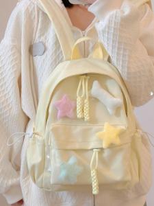 กระเป๋าเป้สะพายหลังผ้าไนลอนสำหรับเด็กและเยาวชน กระเป๋าเดินทางแบบสะพายไหล่สองข้างสำหรับผู้หญิง กระเป๋าใส่หนังสือแบบน้ำหนักเบา กระเป๋าเดินทางขนาดเล็ก กระเป๋าใส่ของสำหรับเด็ก