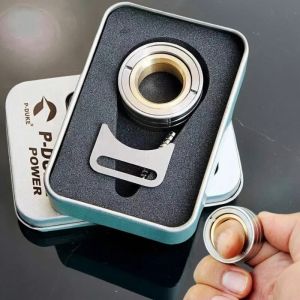 Mechanics Ring Fingertip Gyroscope Toy Rotating Magnetic Rhythm Decompression EDC Hand cranked Gyroscope Adult Gift