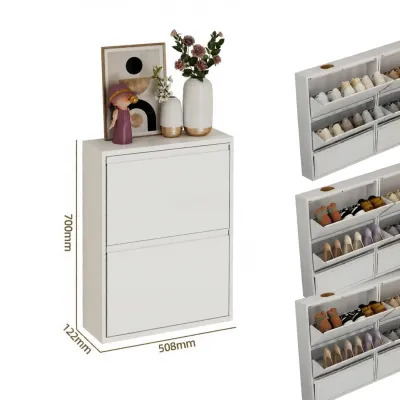 DIBIOU | Tủ Giày Nhập Cổng Bằng Thép Mỏng Đứng Narrow Metal Storage
