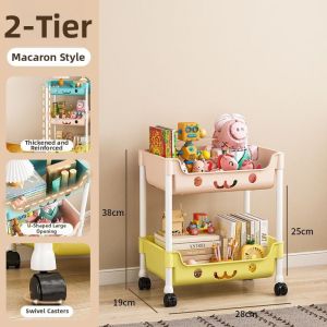 Storage Durable Multi-layer Wheeled Shelving Unit