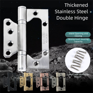 Mother-in-child door and window hinges embedded door hinges no need to slot & do not distinguish between left and right