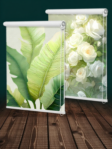 CHIYIJIA | Full Blackout Easy-Install Roller Curtains