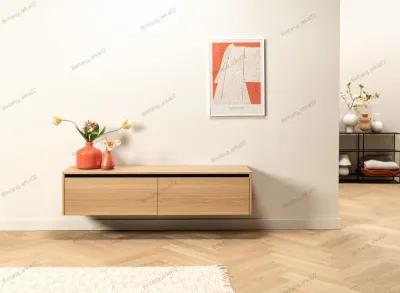 Rak tv gantung minimalis serba guna uk140*30*25cm