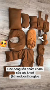 Túi chườm thảo dược chườm mắt vai gáy body lưng bụng khớp gối chân 100% tự nhiên