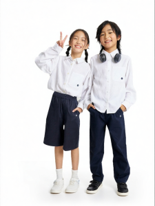 Q21 | Elastic Adjustable Waist Childrens School Pants