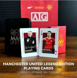 Man Utd Manchester United Poker Cards Playing Cards Gift Set