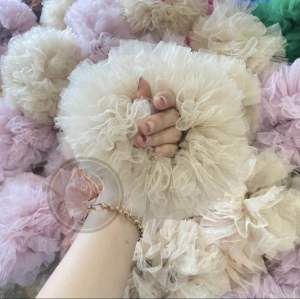 Cepol Tile Scrunchie Jumbo Premium | Ikat Rambut Tile Cepol Hijab Tile Anti Pusing | Cepol Hijab Bervolume