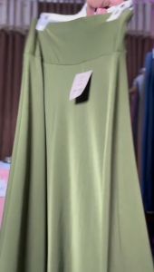 Rok Panjang Bahan Jersey Premium Tebal Tidak Nerawang / Rok Wanita