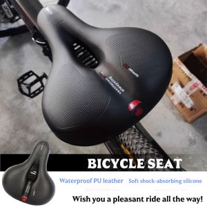 Universal Bicycle Seat High-Quality Seat with Shock Absorption Function Waterproof PU Leather Suitable for Cycling Trips.
