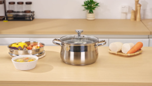 SUPVIBE Stainless Steel Extra Thick High Soup Pot Household Soup Stew Pot Noodle Cooking Pot Induction Cook 不锈钢特厚高汤锅