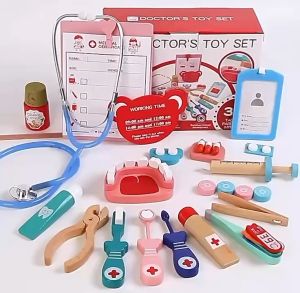 JLT Wooden Doctor Set: Educational Toy for Kids