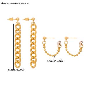 ต่างหูหนีบคอสเพลย์รูมิ เดมอน ฮันเตอร์ส แฟชั่นแฟนตาซี อุปกรณ์ประกอบบทบาทนักล่าปีศาจ สำหรับงานฮาโลวีน