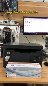 Hộp mực 83A / CF283A Topjet FULL VAT Dùng cho máy in: HP LaserJet Pro MFP M125/ M125nw/ M125rnw/ M127fn/ M127fw/ M127fp/ M201n/ Pro MFP M225dn/