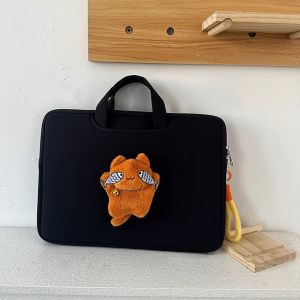 Ins Cat Cute Laptop Bag 13.3 14 15 Inch For Ipad Pro11 MacBook Pro Air13 Dell Lenovo HP Asus Samsung 15.6 16 Computer Bag Women