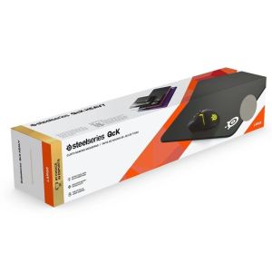 Original SteelSeries QcK Gaming Mouse Pad - Large Thick Cloth - Peak Tracking and Stability - Optimized For Gaming Sensors