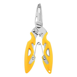 Stainless Steel Fishing Pliers Multifunctional Hook Remover Scissors Portable Saltwater Freshwater Fishing Tackle