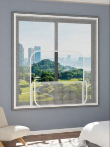 JH | Mosquito Repellent Invisible Nano Window Screen Self-Adhesive With Magic Tape
