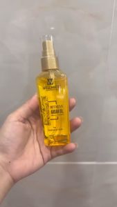 Tinh dầu phục hồi tóc Wellmate Keratin Argan Oil 60ml vàng nuôi dưỡng bảo vệ tóc hiệu quả( Chính hãng)